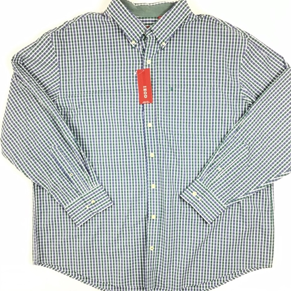 big and tall green dress shirt